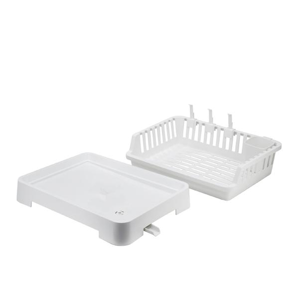 クッキンパルディッシュドレイナー排水ノズル付きホワイト 2個セット 送料無料 即日発送-1