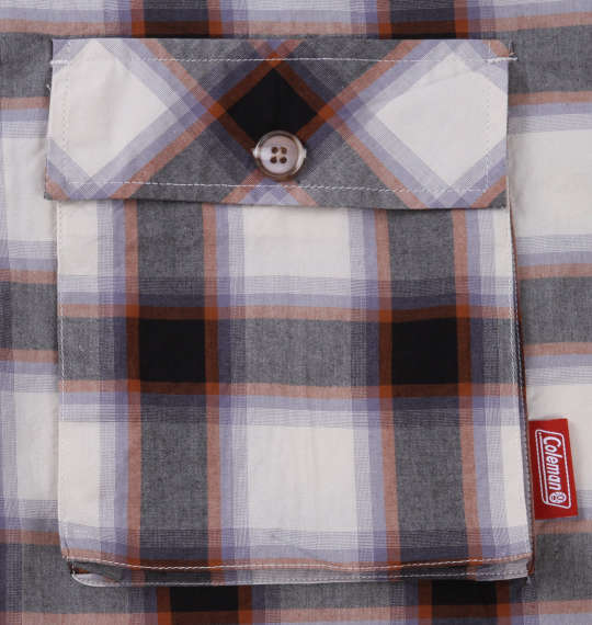 大きいサイズ Coleman 先染めチェック半袖シャツ 3L 4L 5L 6L 7L 8L MC732401-91257 ラッピング可 送料無料 即日発送-4