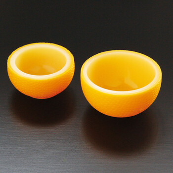 和食器 柚子型千代口 プラスチック製 大 10個セット 送料無料-2