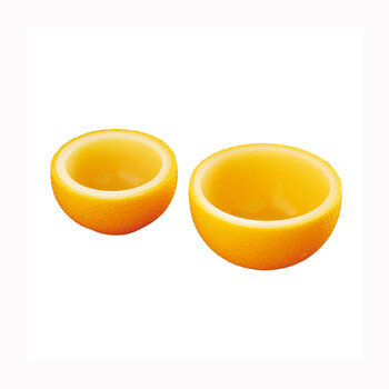 和食器 柚子型千代口 プラスチック製 大 10個セット 送料無料-3