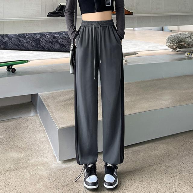 セミワイドパンツ ジョガーパンツ 送料無料 即日発送-3