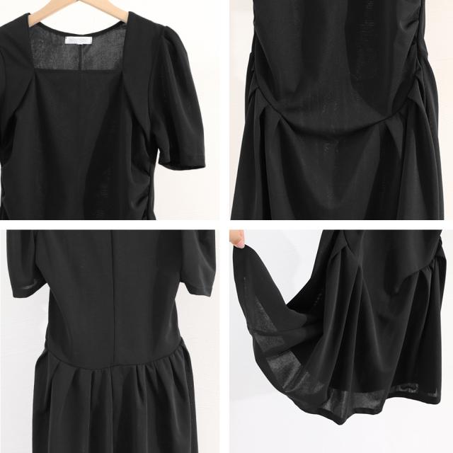 ミニワンピース レディース 夏服半袖 送料無料 即日発送-3