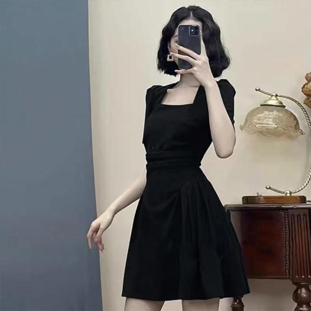 ミニワンピース レディース 夏服半袖 送料無料 即日発送-4