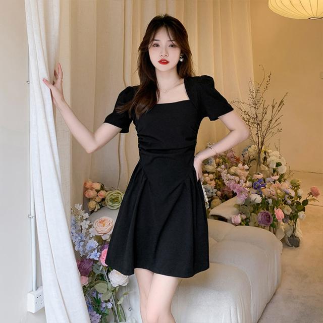 ミニワンピース レディース 夏服半袖 送料無料 即日発送-6