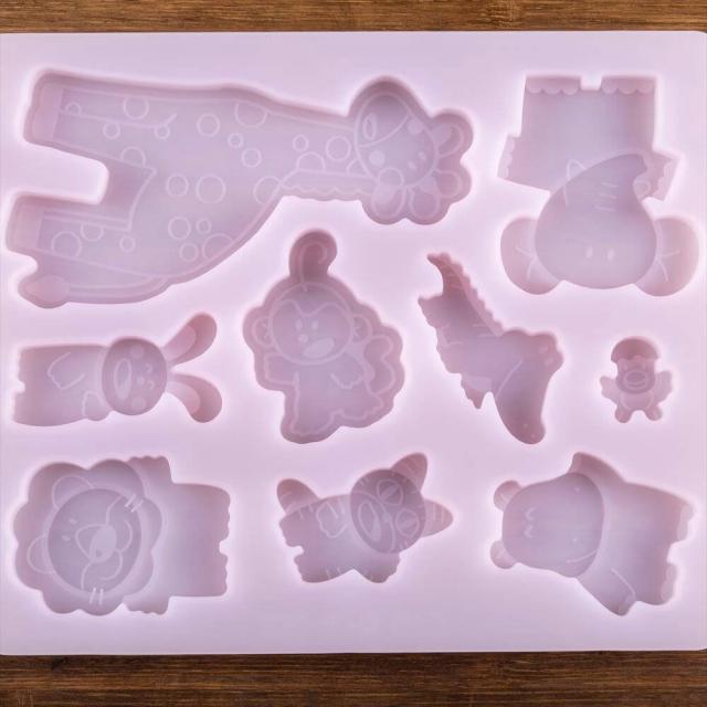 シリコーンチョコ型 たべっ子どうぶつ 3個セット 送料無料-3