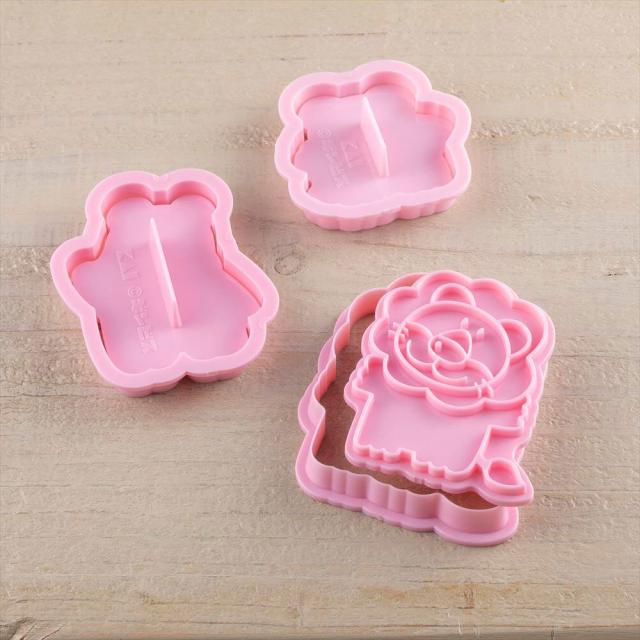 たべっ子どうぶつ クッキー抜き型らいおんくん かばさん ぱんださん 3個セット 送料無料-2