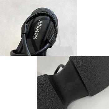 厚底サンダル ストラップサンダル 美脚夏 送料無料 即日発送-8