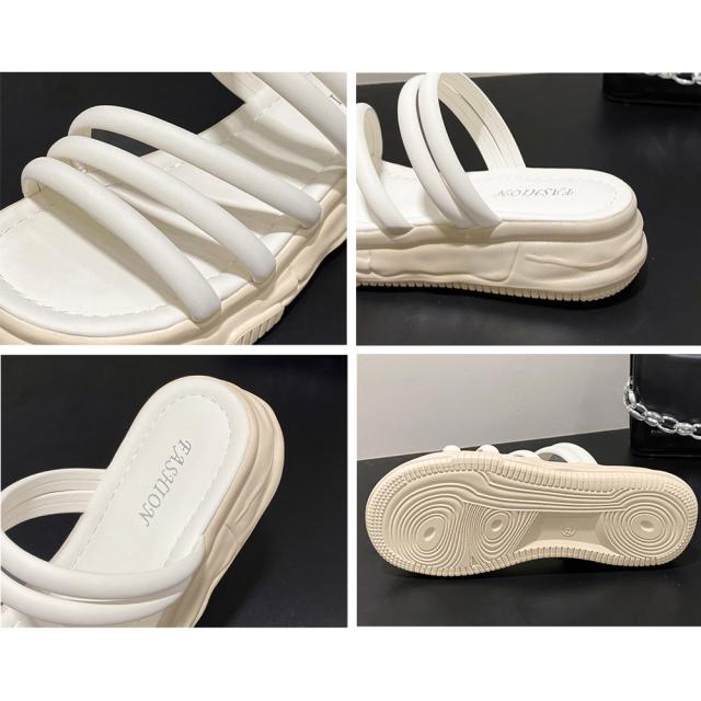 厚底サンダル ミュールサンダル 美脚 夏 SK19399579-1723 送料無料 即日発送-6