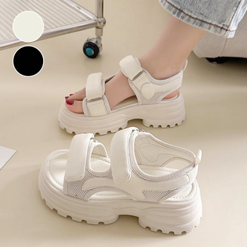 厚底サンダル スポーツサンダル 美脚 夏 送料無料 即日発送-0