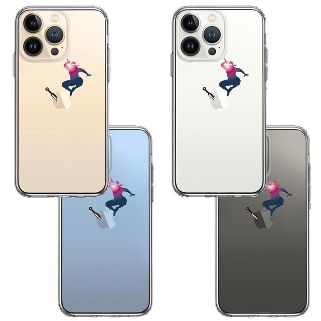 iPhone13Pro ケース クリア 忍者 手裏剣 クナイ スマホケース 側面ソフト 背面ハード ハイブリッド 送料無料-1