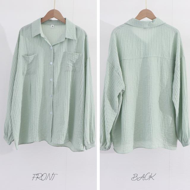 カーディガン シャツブラウス レディース 送料無料 即日発送-2