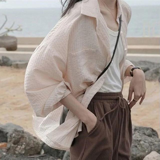 カーディガン シャツブラウス レディース 送料無料 即日発送-6