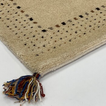 ラグ お部屋が明るくなるインドギャッベ 190×240 ラグ DESERT 送料無料-10