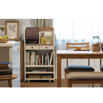 カントリー調の学校用品ひとまとめラック ランドセルラック トライ P kiduku 送料無料-3