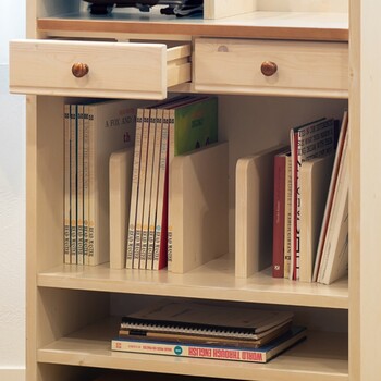 カントリー調の学校用品ひとまとめラック ランドセルラック トライ P kiduku 送料無料-6