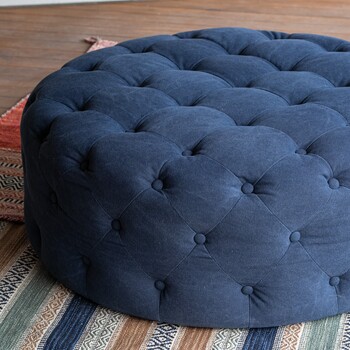 直径100cm帆布生地のゆったりスツール ienowa スツール ボヤージュ 送料無料-3