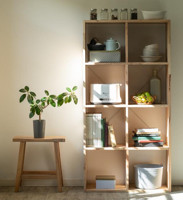 天然木をふんだんに使ったナチュラルシリーズ NATURAL SIGNATURE スツール 送料無料-3