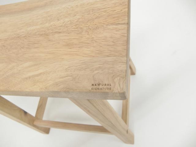 天然木をふんだんに使ったナチュラルシリーズ NATURAL SIGNATURE スツール 送料無料-8