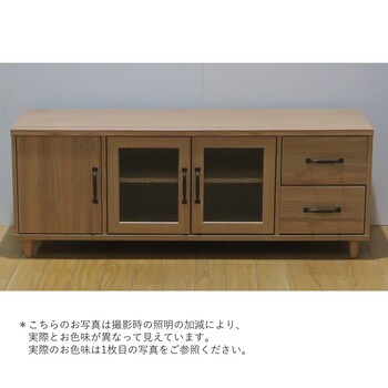 ナチュラルなテイストが魅力的なシリーズ 組立家具 120ローボード エリス 送料無料-1