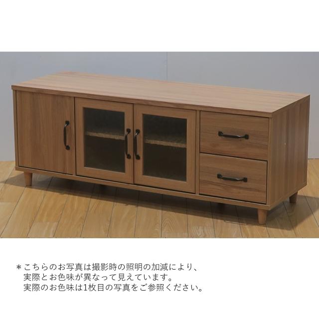 ナチュラルなテイストが魅力的なシリーズ 組立家具 120ローボード エリス 送料無料-3