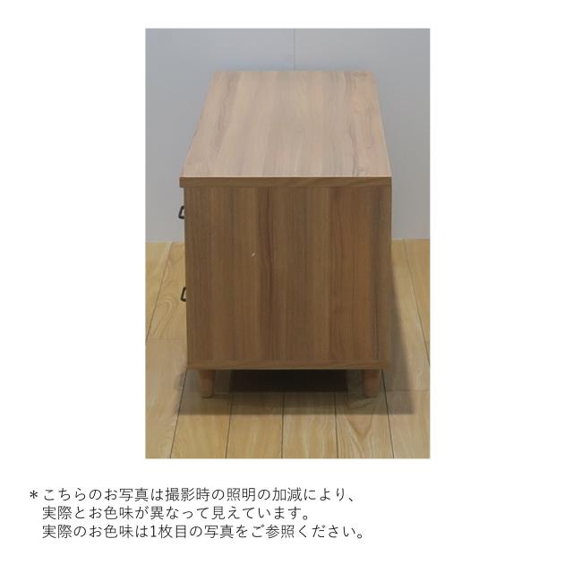 ナチュラルなテイストが魅力的なシリーズ 組立家具 120ローボード エリス 送料無料-5