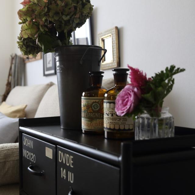 使うと雰囲気の良くなるスチールチェスト ienowa 6杯引出チェスト MSG BK 送料無料-3