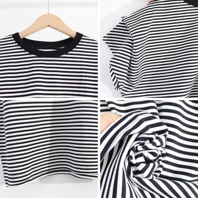 ショルダータックTシャツ レディース半袖 送料無料 即日発送-3