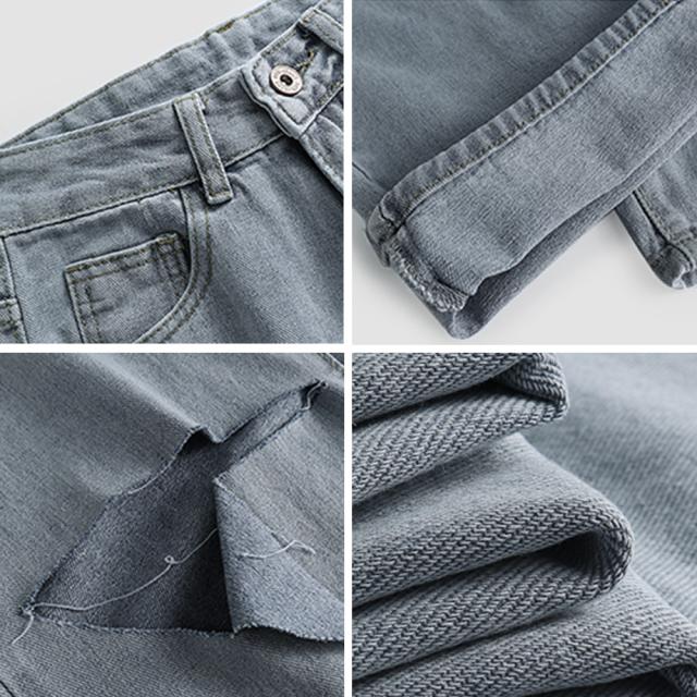 ダメージ デニムパンツ レディース着やせ SK19406539-2698 送料無料 即日発送-3