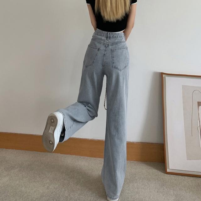 ダメージ デニムパンツ レディース着やせ SK19406539-2698 送料無料 即日発送-6