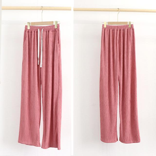 セミワイドパンツハイウエストロングパンツ SK19406536-2701 送料無料 即日発送-2