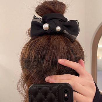 ヘアゴム リボンシュシュ レディース 送料無料 即日発送-3