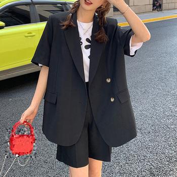 半袖ジャケット ショートパンツ セット夏 送料無料 即日発送-2