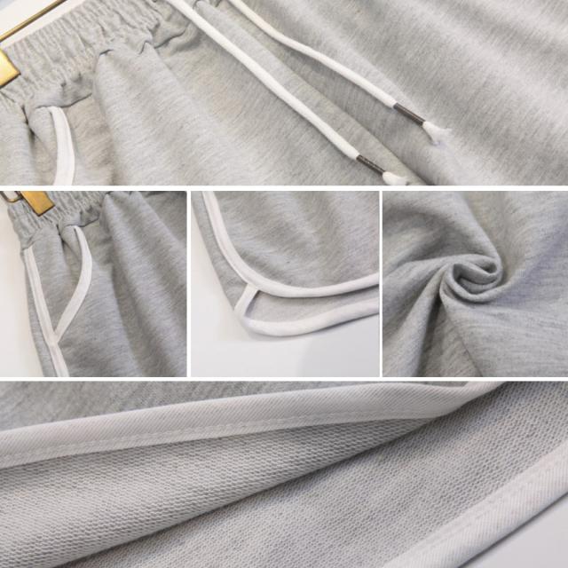 パイピング ショートパンツ 部屋着 送料無料 即日発送-3