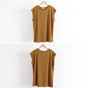 フレンチスリーブ Tシャツ白黒レディース 送料無料 即日発送-2