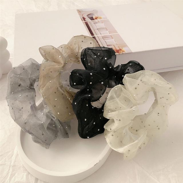 シュシュ キラキラ ヘアゴム 送料無料 即日発送-6