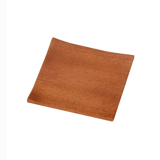 木製ふち反り茶托 ウォールナット マホガニー タモ メープル インテリア 室内備品 日本製 送料無料-5