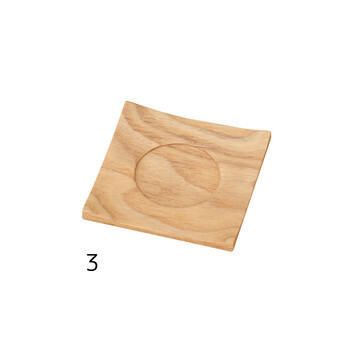 木製ミニ茶托 ウォールナット マホガニー タモ メープル インテリア 室内備品 日本製 送料無料-2