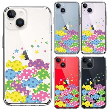 iPhone14Plus ケース クリア キャンディ 2 スマホケース 側面ソフト 背面ハード ハイブリッド 送料無料-1