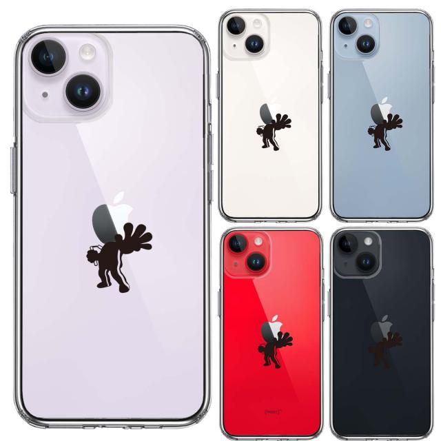 iPhone14 ケース クリア 映画パロディ 天才 格闘家 2 スマホケース 側面ソフト 背面ハード ハイブリッド  送料無料-1