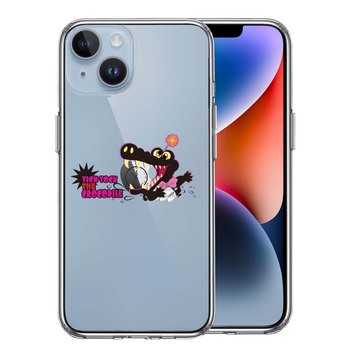 iPhone14 ケース クリア ピーターパン ワニ スマホケース 側面ソフト 背面ハード ハイブリッド 送料無料-0