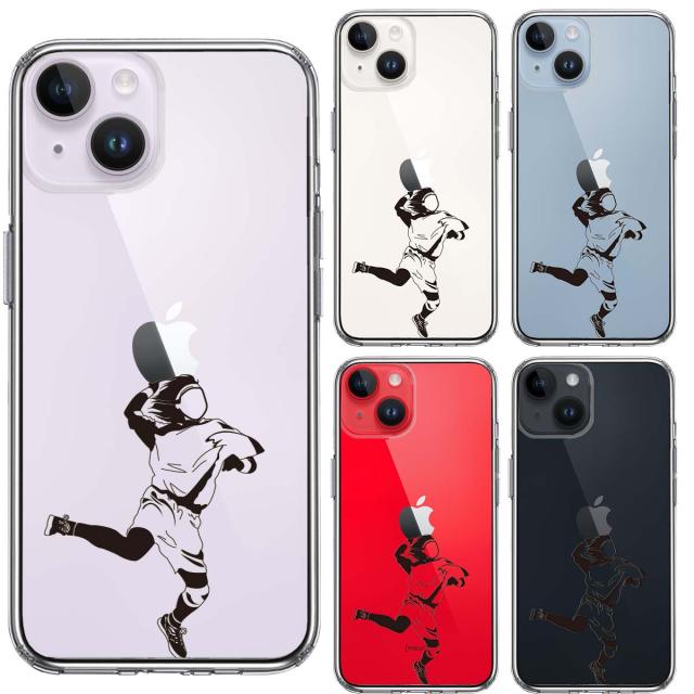 iPhone14 ケース クリア ハンドボール スマホケース 側面ソフト 背面ハード ハイブリッド  送料無料-1