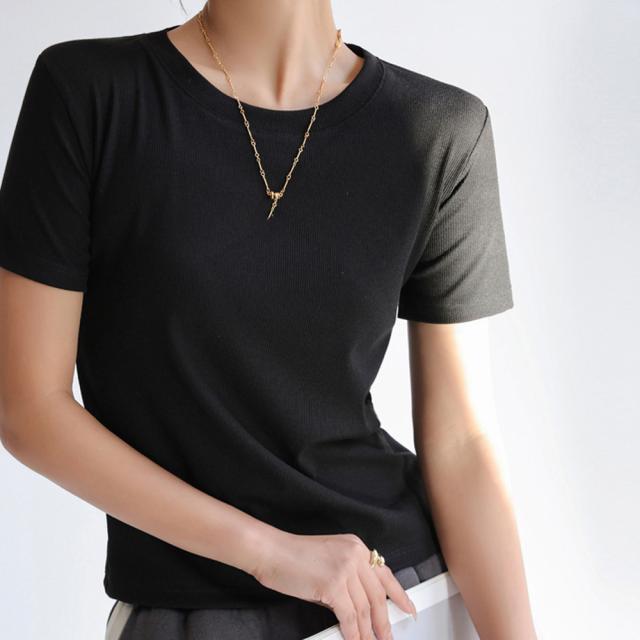 無地Tシャツ 半袖 レディース 8色 送料無料 即日発送-2