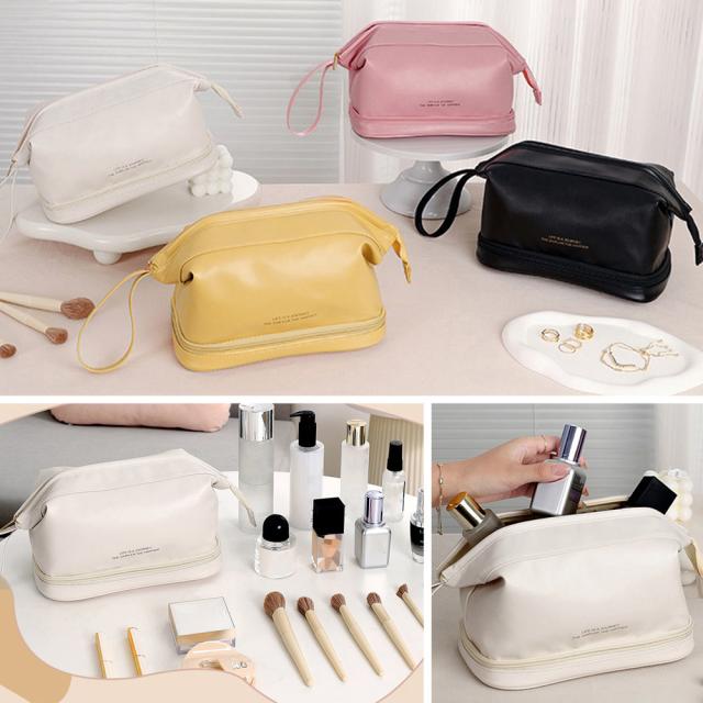 自立 化粧ポーチ 持ち歩き コスメポーチ 送料無料 即日発送-2