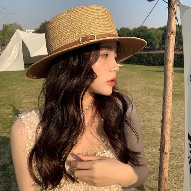 麦わら帽子 ストローハット カンカン帽子 送料無料 即日発送-7