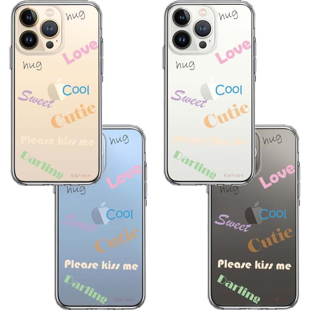 iPhone13Pro ケース クリア 水彩 ハート ドット dot スマホケース 側面ソフト 背面ハード ハイブリッド 送料無料-1