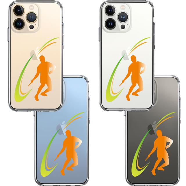 iPhone13Pro ケース クリア 卓球 ドライブマン スマホケース 側面ソフト 背面ハード ハイブリッド  送料無料-1