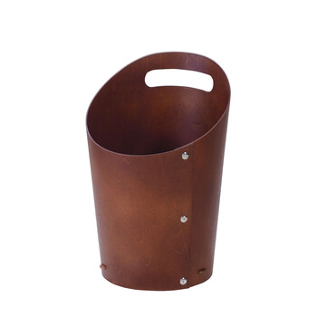 曲木 ダストボックス S ナチュラル ダークブラウン インテリア 室内備品 日本製 送料無料-1