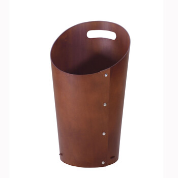 曲木 ダストボックス L ナチュラル ダークブラウン インテリア 室内備品 日本製 送料無料-1