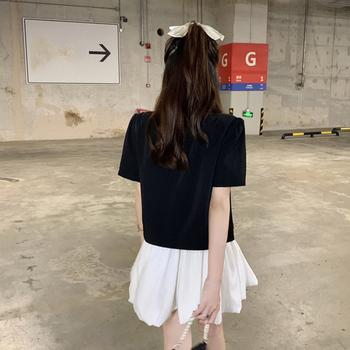 クロップド丈 半袖ジャケット レディース 送料無料 即日発送-3