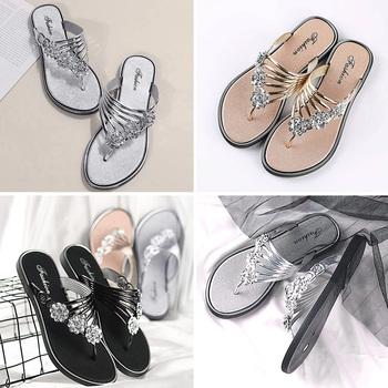 フラワートングサンダル レディース 夏靴 送料無料 即日発送-2